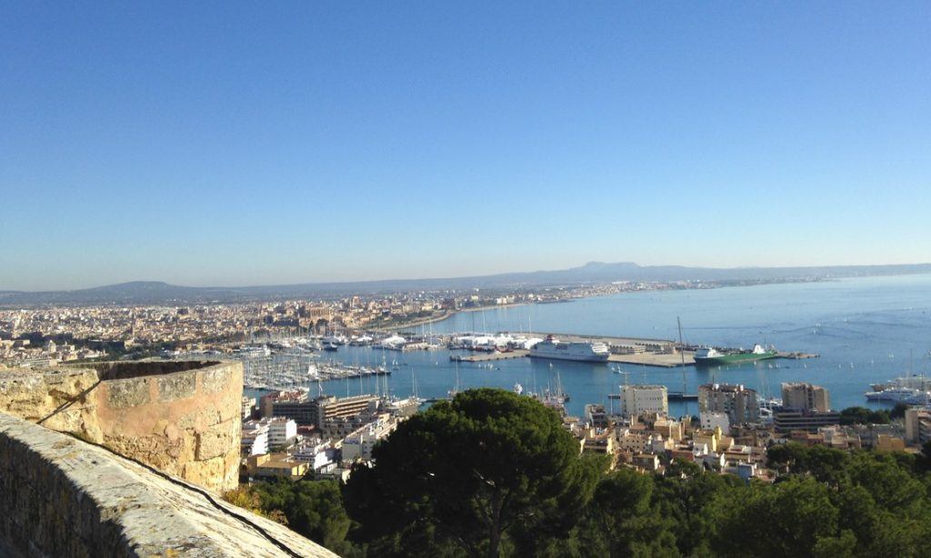 mirador del castillo de Bellver in Palma